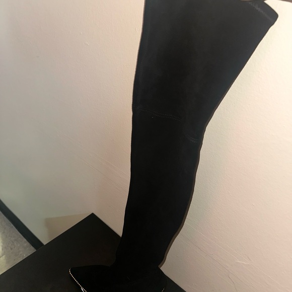 Coach Black Over-the-Knee Boots Sleek Design - Picture 1 of 3